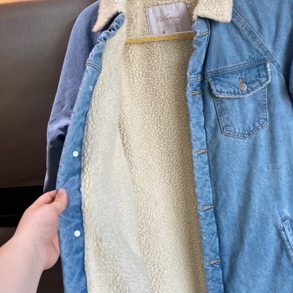 Sherpa Lined Denim Jacket - Picture 3 of 3
